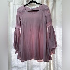 Bohemian Bell Sleeved Dress - Size Medium